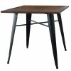 Budget ๐ AmeriHome Loft Black Metal Dining Table With Wood Top ๐ฅฐ 2 Budget ๐ AmeriHome Loft Black Metal Dining Table With Wood Top ๐ฅฐ -Home & Toys Online store 0001278