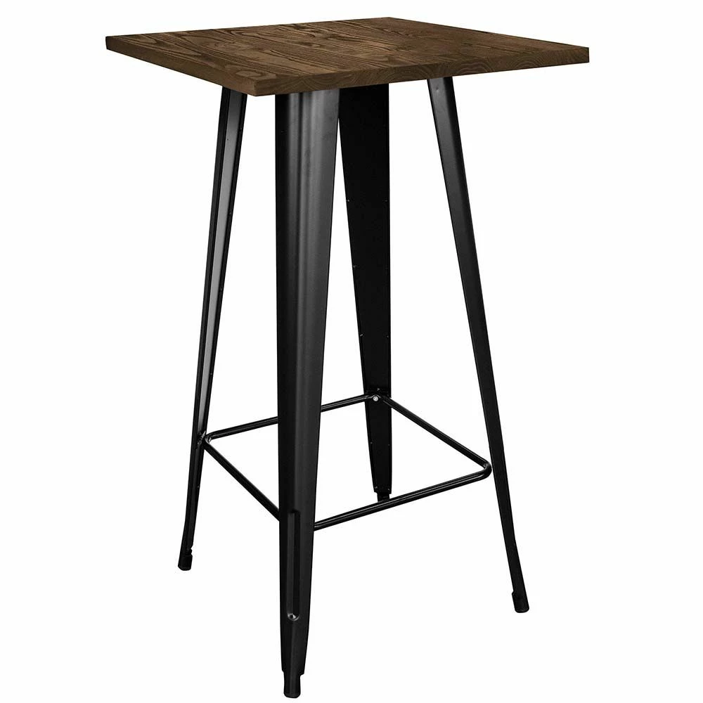 Brand new ๐ AmeriHome Loft Metal Pub Table With Wood Top โจ 3 Brand new ๐ AmeriHome Loft Metal Pub Table With Wood Top โจ