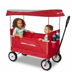 Cheapest 🎁 Radio Flyer 3-In-1 Off-Road EZ Fold Wagon® With Canopy 🤩