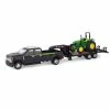 Best reviews of 🔔 John Deere 5075E Tractor With Ford F350 And Trailer 🥰 -Home & Toys Online store 0006807