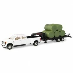 Top 10 🔔 Ertl Ford F350 Pickup With Gooseneck Trailer And 10 Bales 🤩