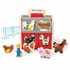 New ✔️ Melissa & Doug Take Along Sorting Barn 🛒 -Home & Toys Online store 0012833 3