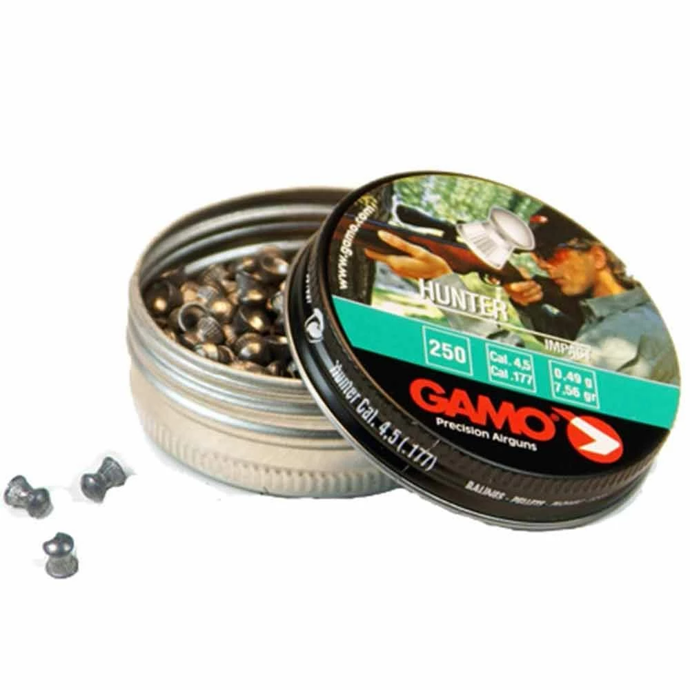 Deals ๐งจ Gamo Hunter Round Nose .177 Cal. Tin Pellets - 250 Ct. ๐งจ 3 Deals ๐งจ Gamo Hunter Round Nose .177 Cal. Tin Pellets - 250 Ct. ๐งจ
