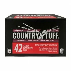 Coupon 🥰 Country Tuff® 42 Gallon Black Contractor Bags - 20 Count 👍