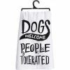 Cheapest ❤️ Primitives By Kathy 🐕 Dogs Welcome Dish Towel 👏 -Home & Toys Online store 0026420 1