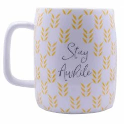 Cheapest 🤩 Mary Square Ceramic Mug Stay While 👏