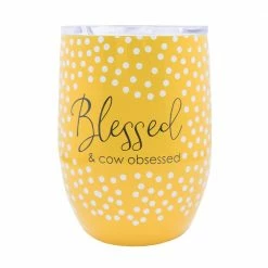 Outlet 🥰 Mary Square Stainless Tumbler Blessed Cow Obsessed 💯