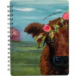 Buy 👏 Primitives By Kathy Spiral Notebook - Live Your Best Life ⭐ -Home & Toys Online store 0035531 3 1