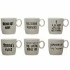 Top 10 😉 Creative Co-Op Inc. White Stoneware Mug W/ Saying - 6 Styles ⌛ -Home & Toys Online store 0035925 1