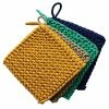 Hot Sale 🎉 Creative Co-Op Inc. Square Cotton Crocheted Pot Holders - 4 Colors ✨ -Home & Toys Online store 0035958 1