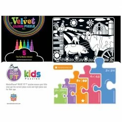 Budget 🎁 Masterpieces Velvet Coloring Puzzle Assortment 😀 -Home & Toys Online store 0040272 3