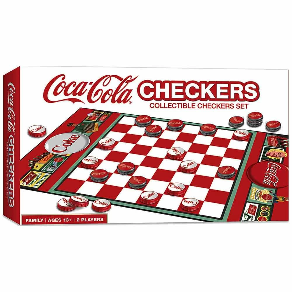 Cheapest ✔️ Masterpieces Coca-Cola Checkers 👍 3 Cheapest ✔️ Masterpieces Coca-Cola Checkers 👍