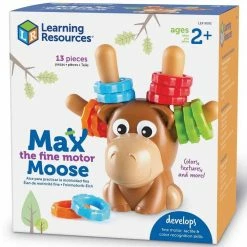 Best deal 👍 Learning Resources Max The Fine Motor Moose 🎁 -Home & Toys Online store 0041050 3