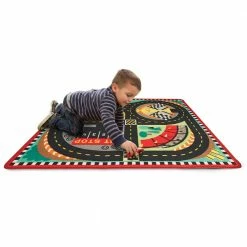 Buy 👏 Melissa & Doug Round The Speedway Race Track Rug 🔥 -Home & Toys Online store 0042301 5