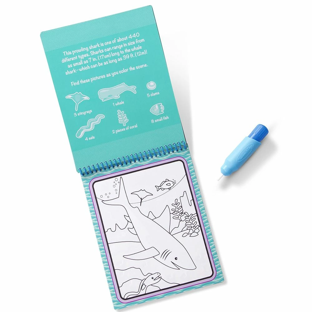 New 🤩 Melissa & Doug Water Wow! Under The Sea Water Reveal Pad 🌟 5 New 🤩 Melissa & Doug Water Wow! Under The Sea Water Reveal Pad 🌟 - Image 3