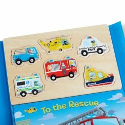 Cheap 🔔 Melissa & Doug Book And Puzzle Play Set: To The Rescue ✔️ -Home & Toys Online store 0042313 3