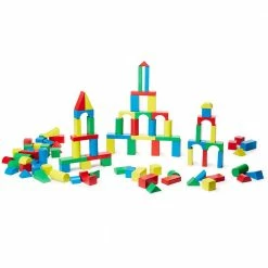 Budget 🎁 Melissa & Doug 100 Wood Blocks Set ⌛ -Home & Toys Online store 0042355 2