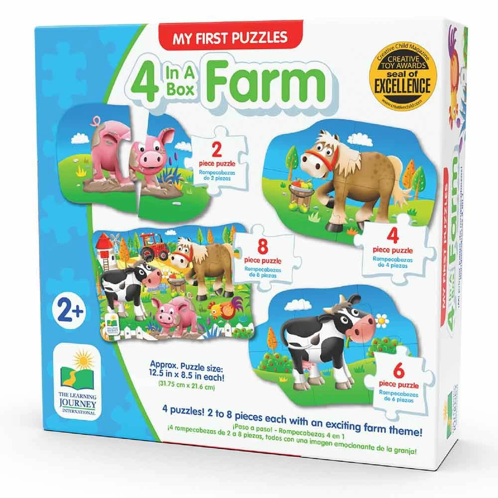 Buy ๐ The Learning Journey My First Puzzle Set 4-In-A-Box Farm ๐ 3 Buy ๐ The Learning Journey My First Puzzle Set 4-In-A-Box Farm ๐
