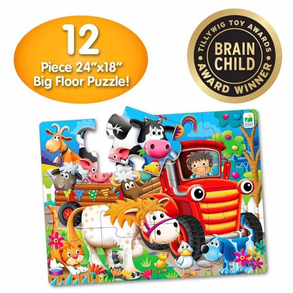 Flash Sale 😀 The Learning Journey My First Big Floor Puzzle Farm Friends 🔥 4 Flash Sale 😀 The Learning Journey My First Big Floor Puzzle Farm Friends 🔥 - Image 2