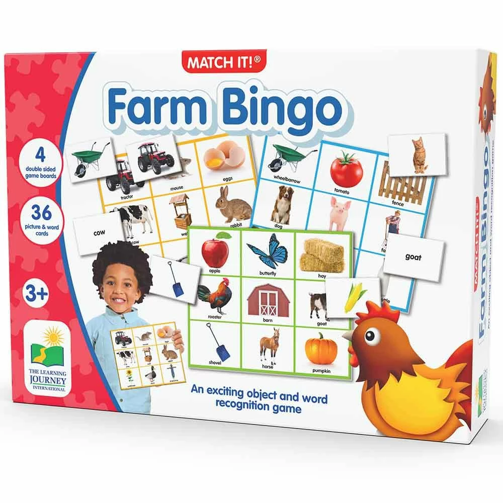 Budget ๐คฉ The Learning Journey Match It! Farm Bingo โ 3 Budget ๐คฉ The Learning Journey Match It! Farm Bingo โ