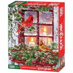 Best Pirce 🛒 Springbok Together For 🎅 Christmas 500 Piece Puzzle 🥰