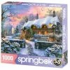 Flash Sale ✔️ Springbok 🎄 Christmas Cottage 1000 Piece Puzzle 💯