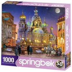 Discount 👏 Springbok Russian ❄ Christmas 1000 Piece Puzzle ✨