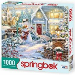 Deals 🌟 Springbok Silent Night Lane 1000 Piece Puzzle 🔥