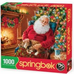 Best deal 😉 Springbok Santa's Cat Nap 1000 Piece Puzzle 😀