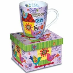 Budget ⌛ Divinity Boutique Birdhouse Gift From God Mug And Matching Gift Box 🌟