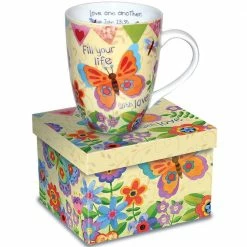 Buy ✨ Divinity Boutique Beautiful Butterfly Mug And Matching Gift Box 😀