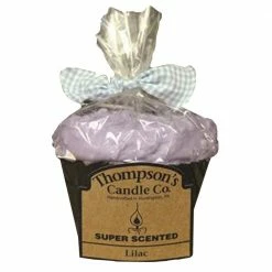 Cheapest 👏 Thompson's Candle Co. Thompson's Candle 10oz. Muffin Candle - Lilac ✔️