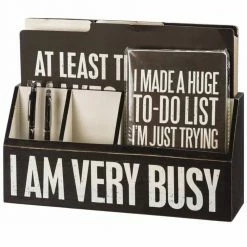 Wholesale 🎁 Primitives By Kathy Desk Set - I Am Very Busy 👍