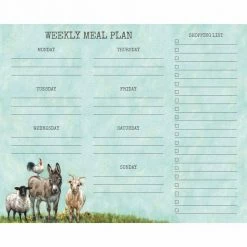 New ✔️ Primitives By Kathy Family Meal Plan Notepad 🧨
