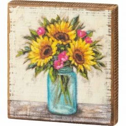 Best Pirce ⌛ Primitives By Kathy Block Sign - Sunflowers 🔥