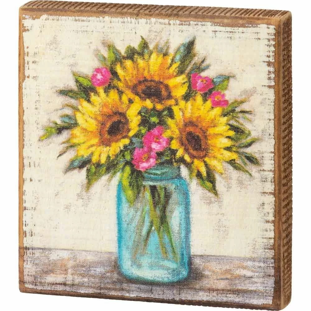 Best Pirce โ Primitives By Kathy Block Sign - Sunflowers ๐ฅ 3 Best Pirce โ Primitives By Kathy Block Sign - Sunflowers ๐ฅ