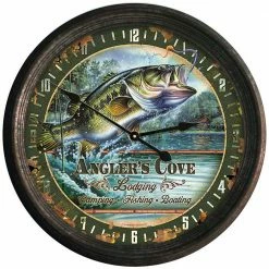 Best Pirce ✨ Rivers Edge Products Bass Wall Clock 😍