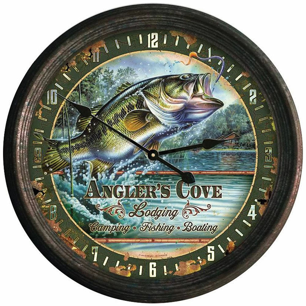 Best Pirce โจ Rivers Edge Products Bass Wall Clock ๐ 3 Best Pirce โจ Rivers Edge Products Bass Wall Clock ๐