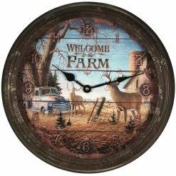 Best Sale ✔️ Rivers Edge Products Deer Wall Clock 👏