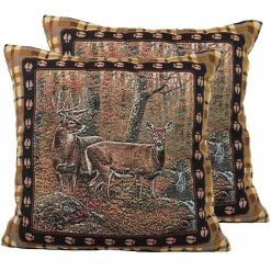 Flash Sale 😉 Rivers Edge Products Deer Tapestry Pillows - 2 Pk. 🧨