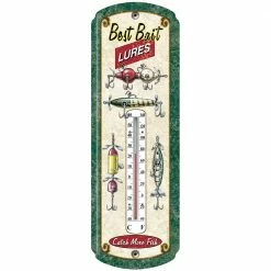 Cheapest 👏 Rivers Edge Products Fishing Lure Tin Thermometer 🔔