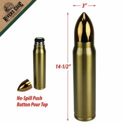 New 👍 Rivers Edge Products Vacuum Bottle Rifle Cartridge 😉 -Home & Toys Online store 0051499 3