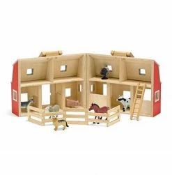 Best Sale ✨ Melissa & Doug Melissa & Doug Wooden Fold & Go Barn 🎉 -Home & Toys Online store 107301498 4