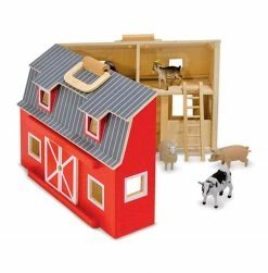 Best Sale ✨ Melissa & Doug Melissa & Doug Wooden Fold & Go Barn 🎉 -Home & Toys Online store 107301498 5