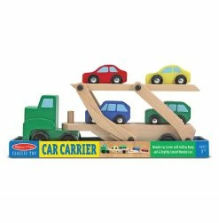 Best deal 🌟 Melissa & Doug Melissa & Doug Car Carrier Truck & Cars Wooden Toy Set 🔥 -Home & Toys Online store 107320270 3