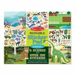 Top 10 💯 Melissa & Doug Melissa & Doug Reusable Sticker Pad - Habitats ✔️