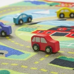 Cheapest 👏 Melissa & Doug Melissa & Doug Round The Town Rug & Car Set 🌟 -Home & Toys Online store 107380091 5