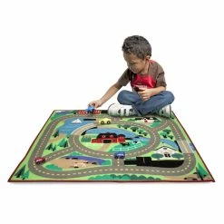 Cheapest 👏 Melissa & Doug Melissa & Doug Round The Town Rug & Car Set 🌟 -Home & Toys Online store 107380091 6