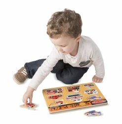 New 🎉 Melissa & Doug Melissa & Doug Vehicles Sound Puzzle - 8 Piece 👍 -Home & Toys Online store 107384017 2