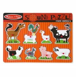 Brand new ✨ Melissa & Doug Melissa & Doug Farm Animals Sound Puzzle - 8 Piece ✨